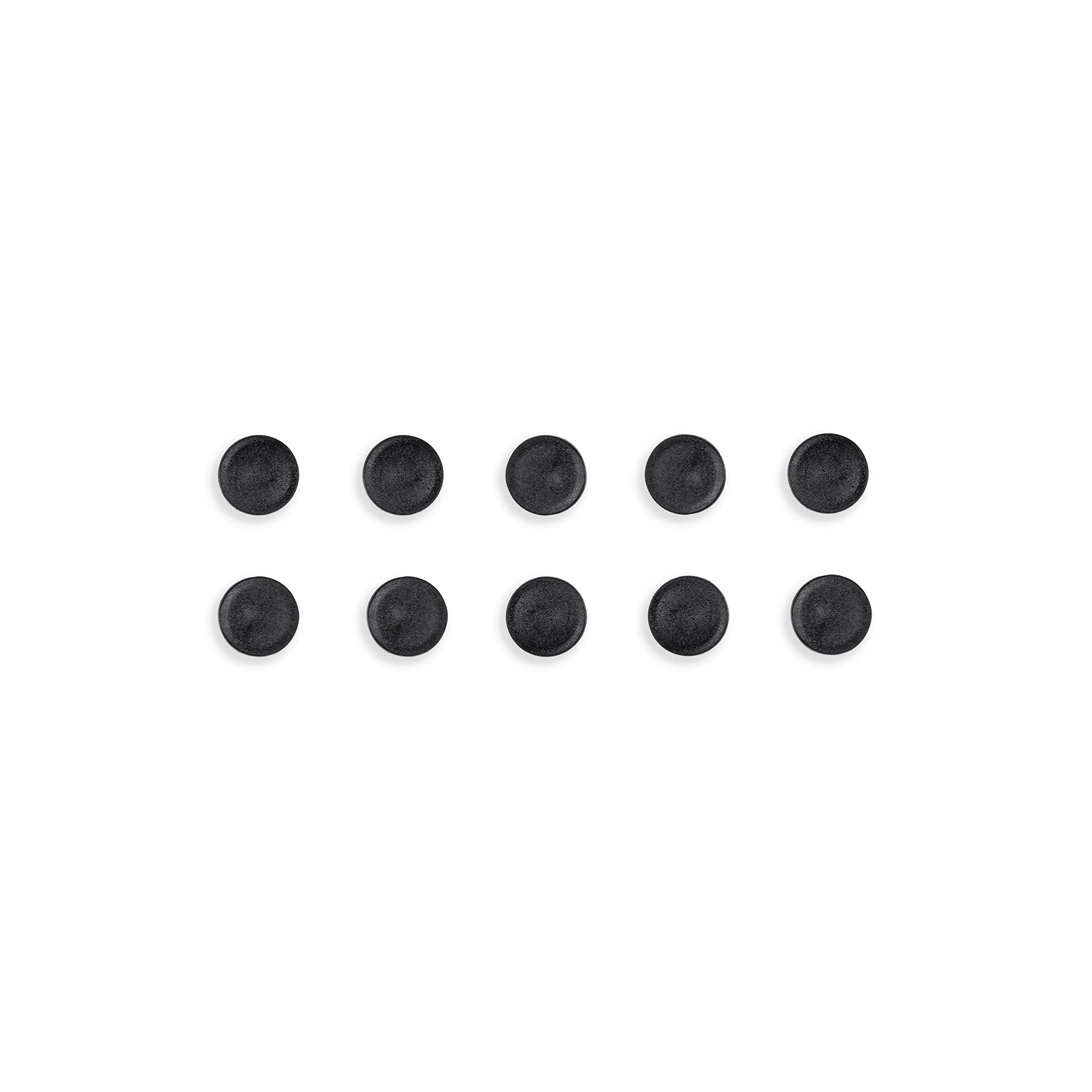 Bi-Office Black Round Magnets 30Mm Pack Of 10 Im132609
