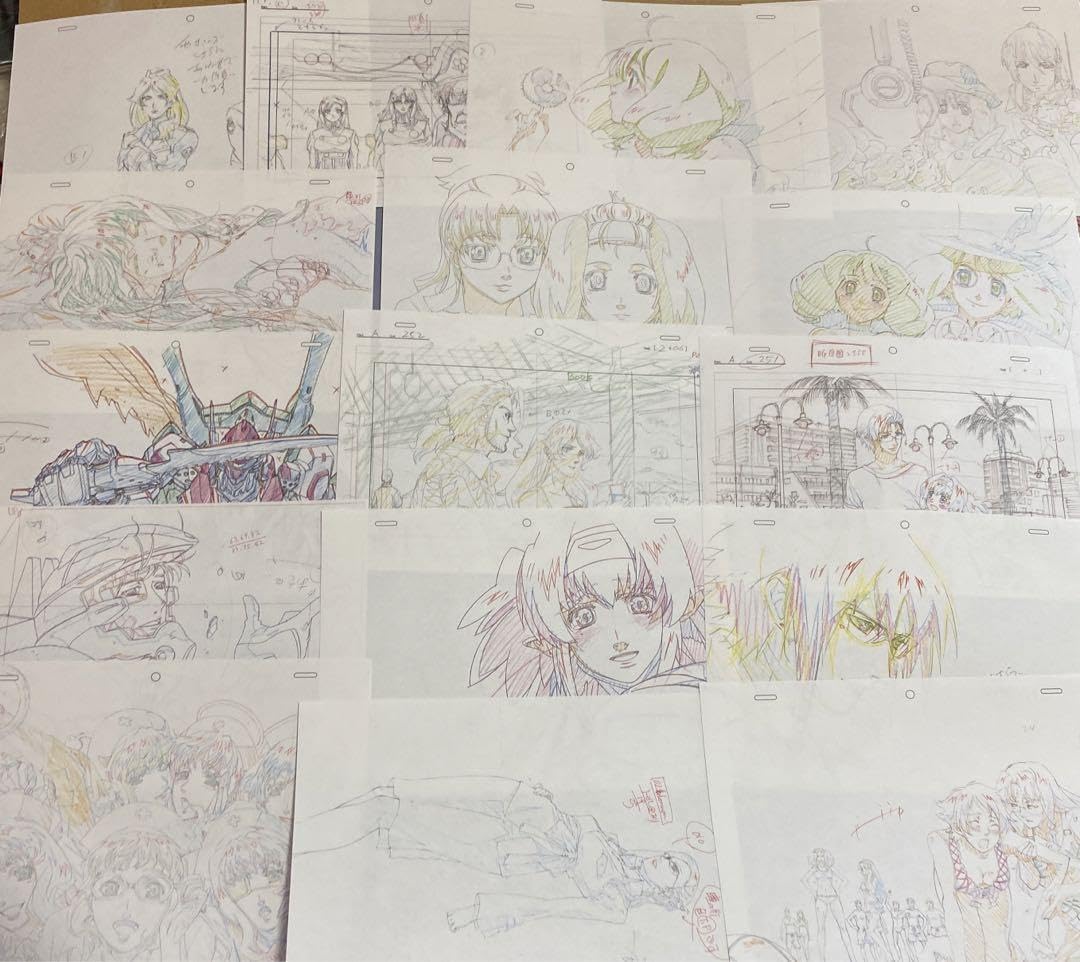 Amazon.co.jp: 劇場版マクロスF 原画 サヨナラノツバサ 16枚 ランカ