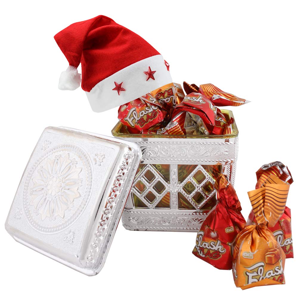 SFU E Com Nutty Chocolate With Desginer Box | Chirstmas Chocolate Gift Hamper | Christmas Cap With Chocolates | Christmas Chocolate Gift Combo | 034