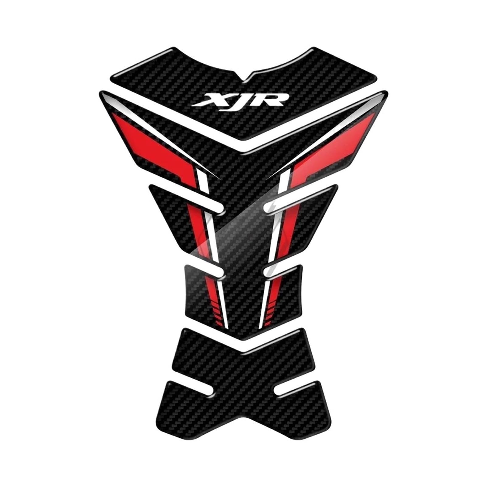 for Yamaha XJR400 XJR1300 XJR1200 XJR 400 1200 1300 3D Decal Gas Tank Pad Protector Sticker(Black1)
