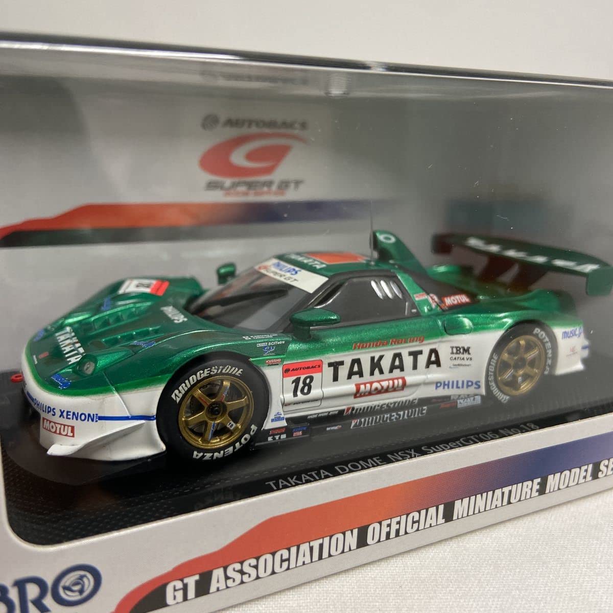 エブロ　スーパーgt500クラス　三台 エブロ 1/43 モチュール 無限 NSX-GT 2018 スーパーGT GT500 #16