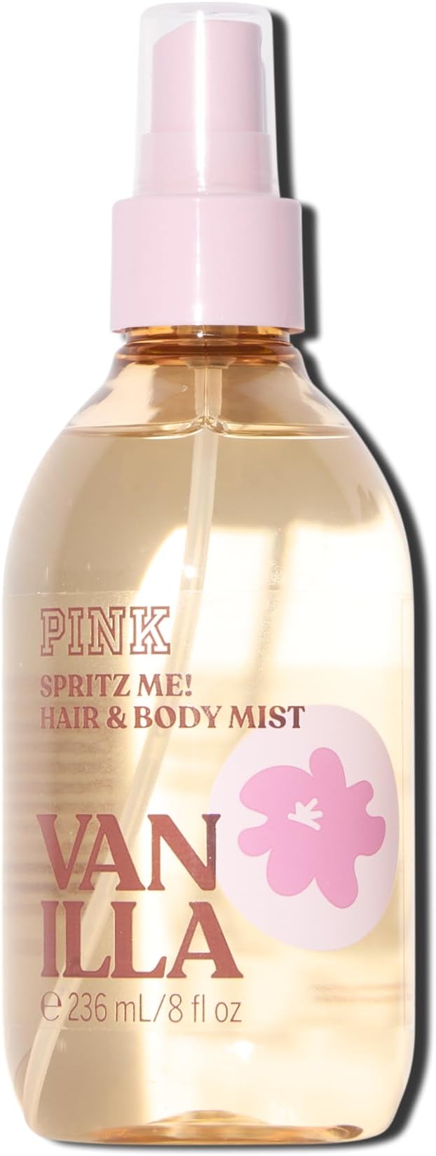 PINK Vanilla Hair & Body Mist, Perfume Spray for Women (8 oz)