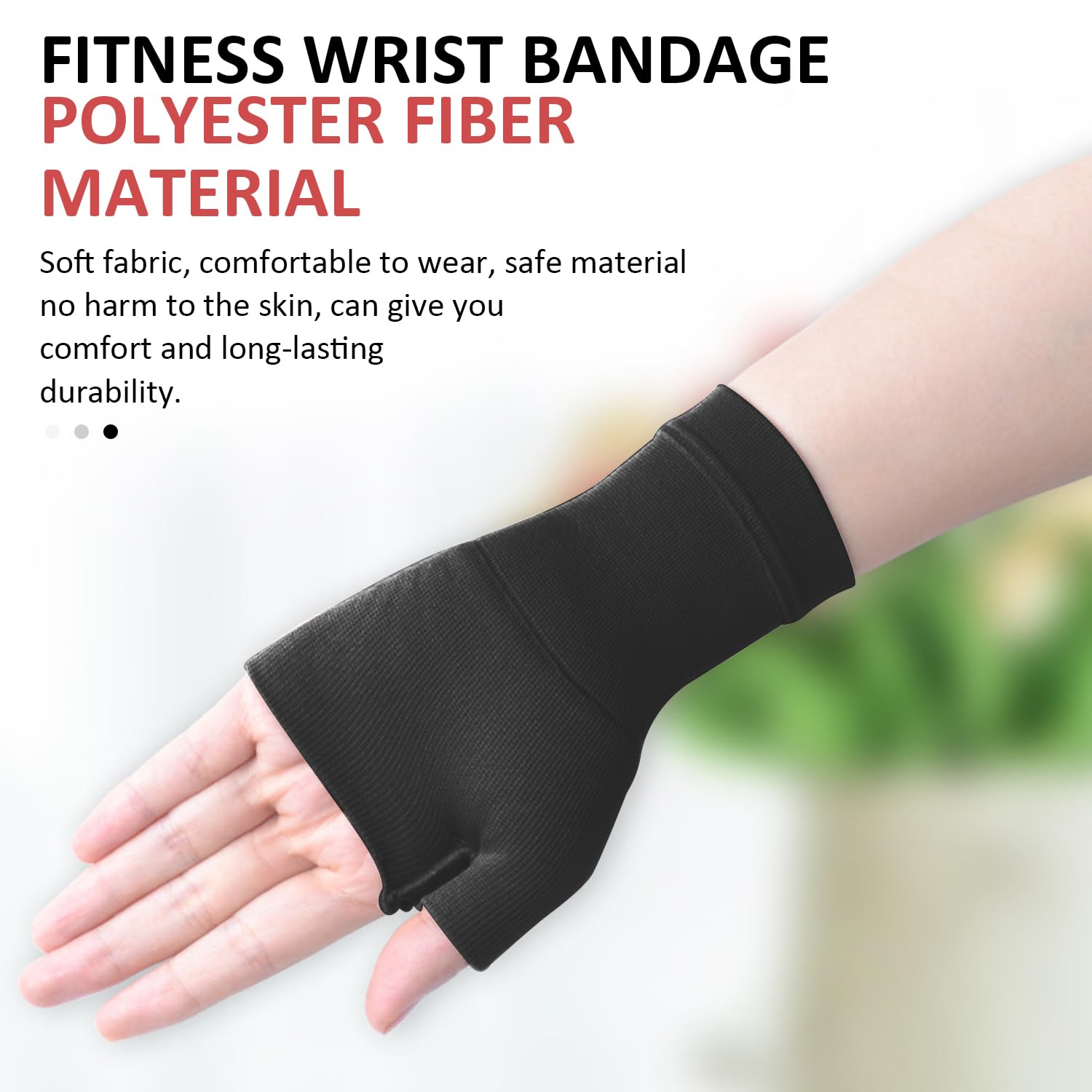 BEIBXHQQ 2 Elastic Thumb Support Gloves, Breathable Finger Protection Gloves, Fitness Wrist Brace, Compression Thumb Splint - Image 4