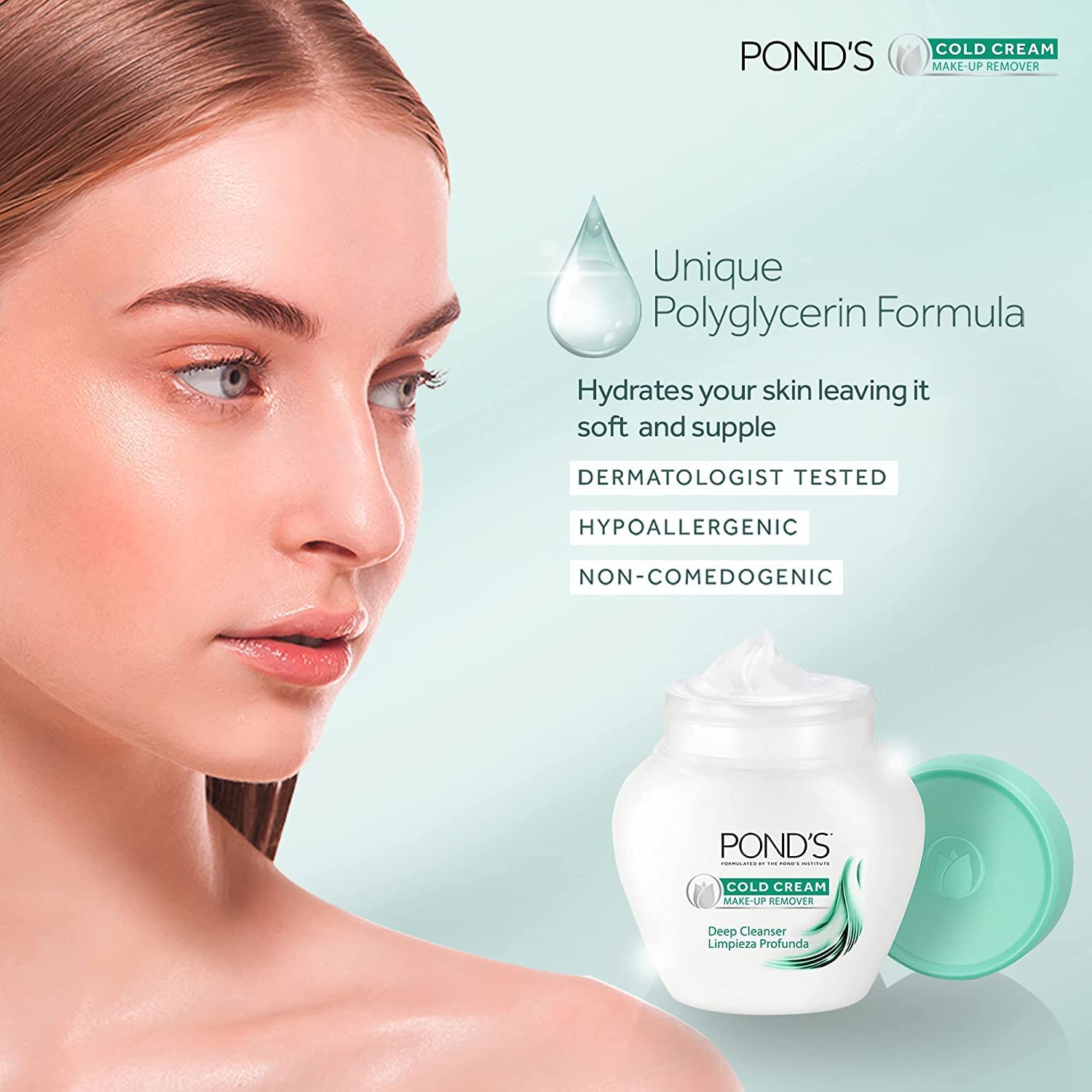 Pond's Cold Cream Cleanser 9.5 oz (Pack of 7)