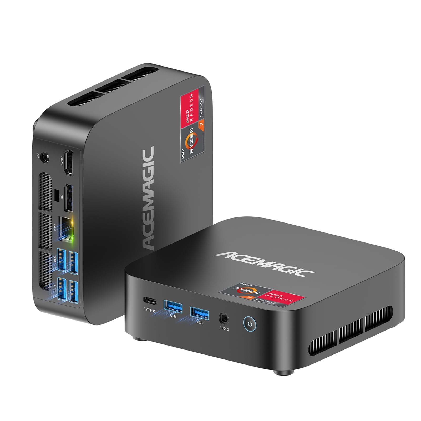 Amazon.com: ACEMAGICIAN Kron Mini K1 Mini PC Gaming, AMD Ryzen 5