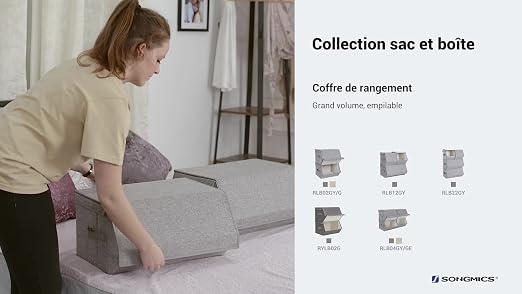 SONGMICS boites tissu - apercu video produit