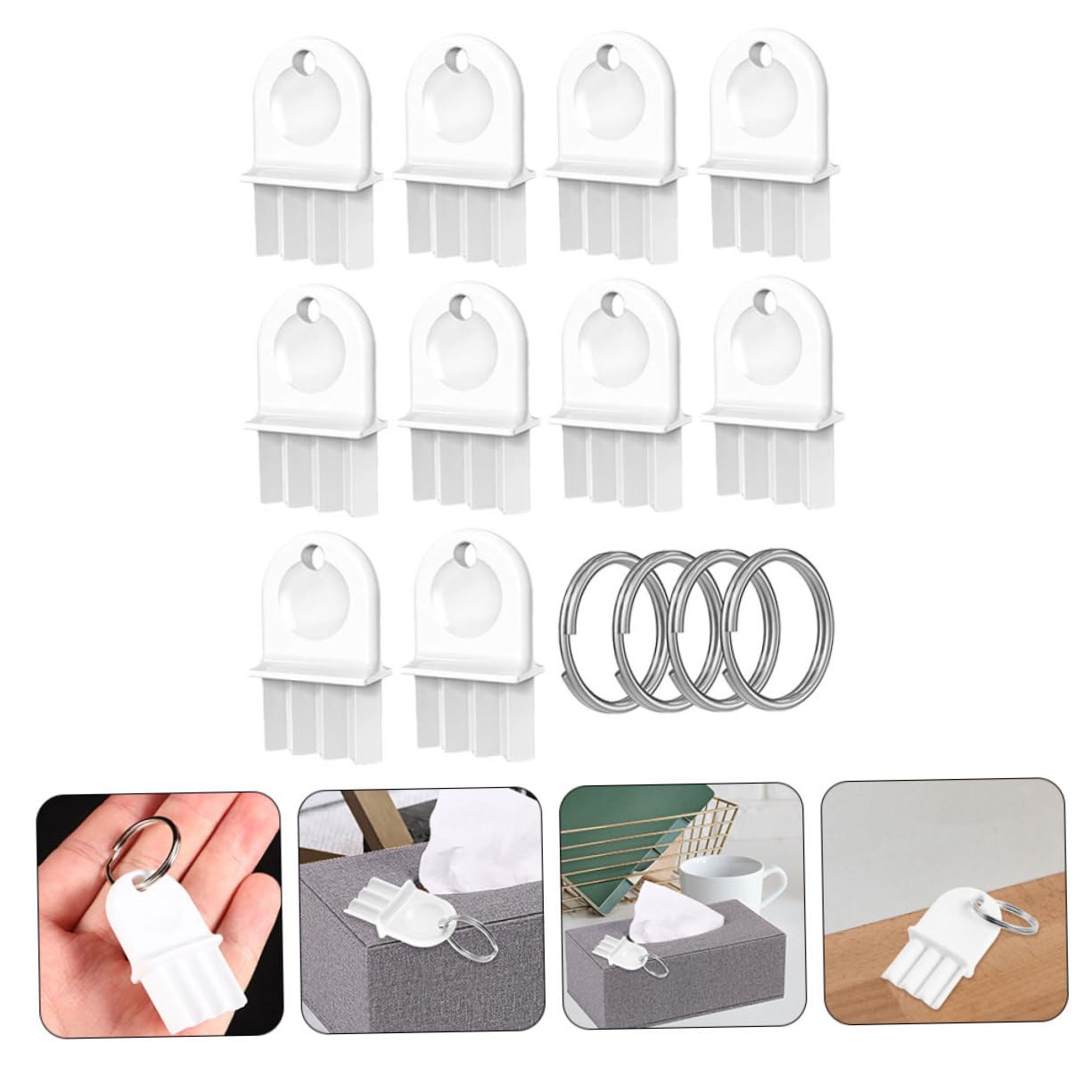 NUOBESTY 4 Set Chiavi per Dispenser Carta Igienica Facili da Usare Compatti per Manutenzione Rapida in Diversi