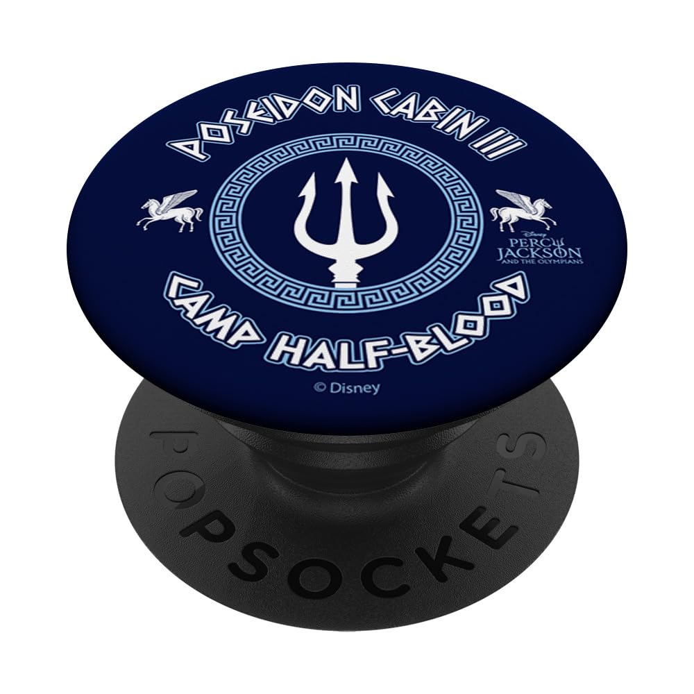 Disney Percy Jackson and The Olympians Poseidon Cabin III PopSockets Adhesive PopGrip
