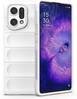 Bump Silicon TPU Shild Case Microfiber Lining with Camera Protection For Oppo Find X5 (White)