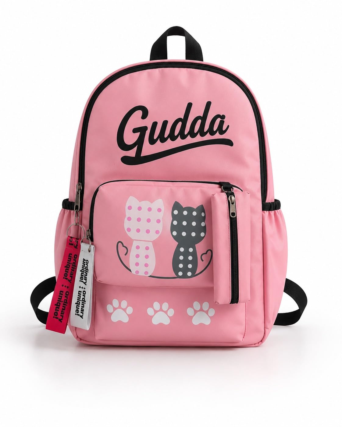Pink School Backpack for Girls | Lightweight Water-Resistant School Bag with Pencil Pouch | College, Tuition & Travel Backpack with Multiple Compartments & Bottle Pockets-image-21