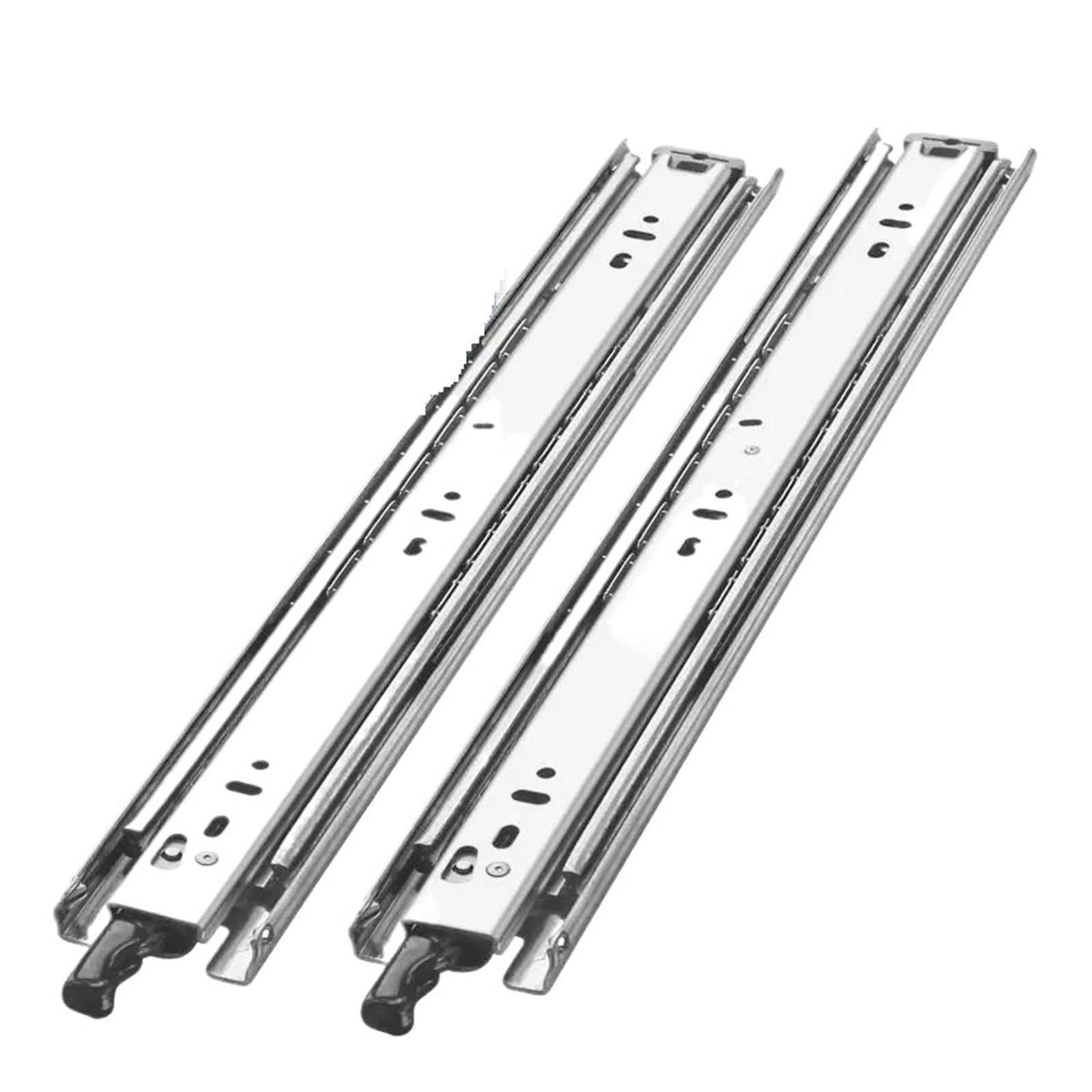 1 paio di guide for cassetti for carichi pesanti - Capacità di carico di 68 kg Guide for armadi con cuscinetti a sfera a estensione completa for un funzionamento regolare(Without Lock,95cm)