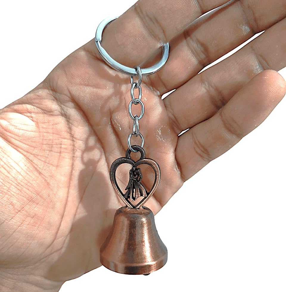 Image of Guardian Bell KeyChain Tibetan Key Chain Good Luck Key Chain