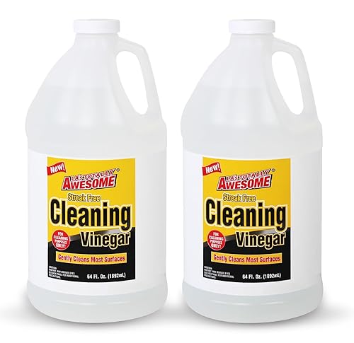 LA's Totally Awesome Vinagre de limpieza sin rayas, 64 oz (paquete de 2)