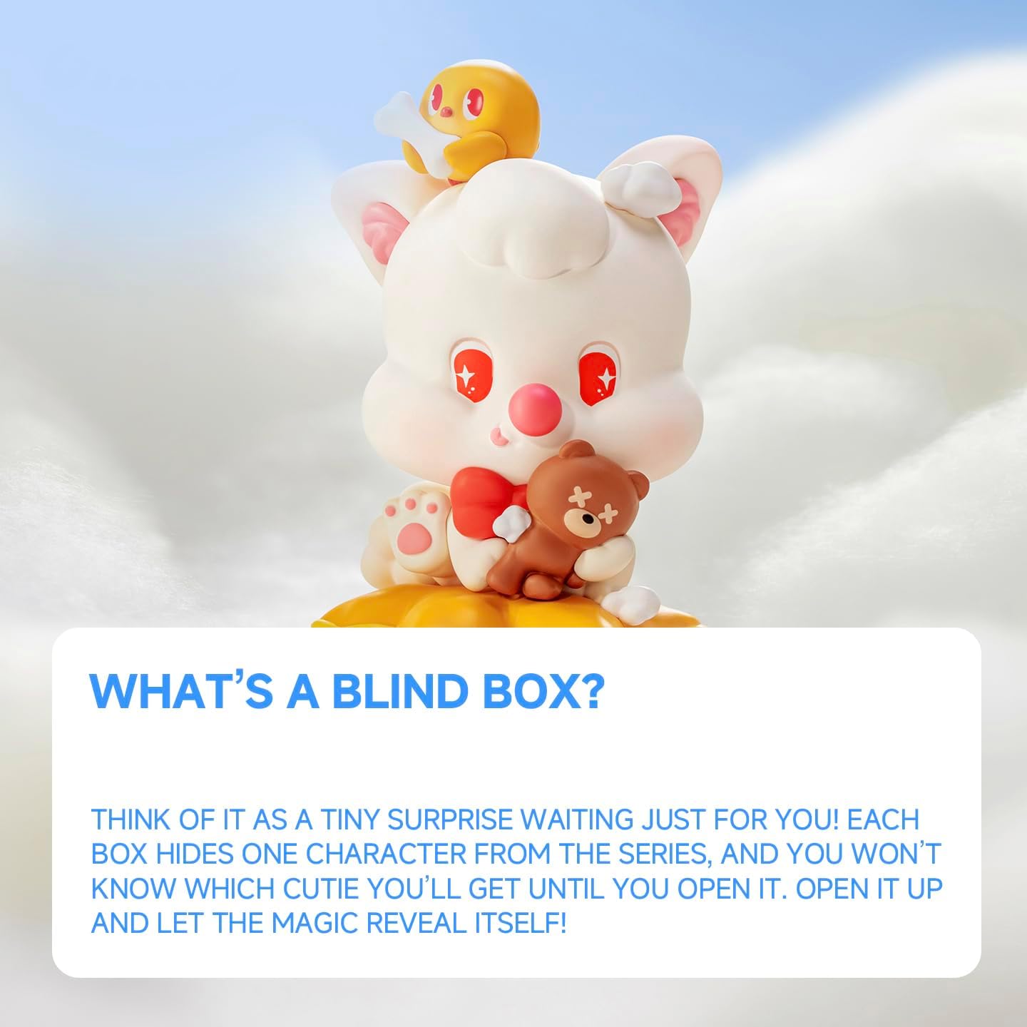 OHKU MOI Gentle Souls Series Figurine Blind Box Random Design Action Figures Collectible Toys Home Decorations Holiday Birthday Gifts (Whole Set)