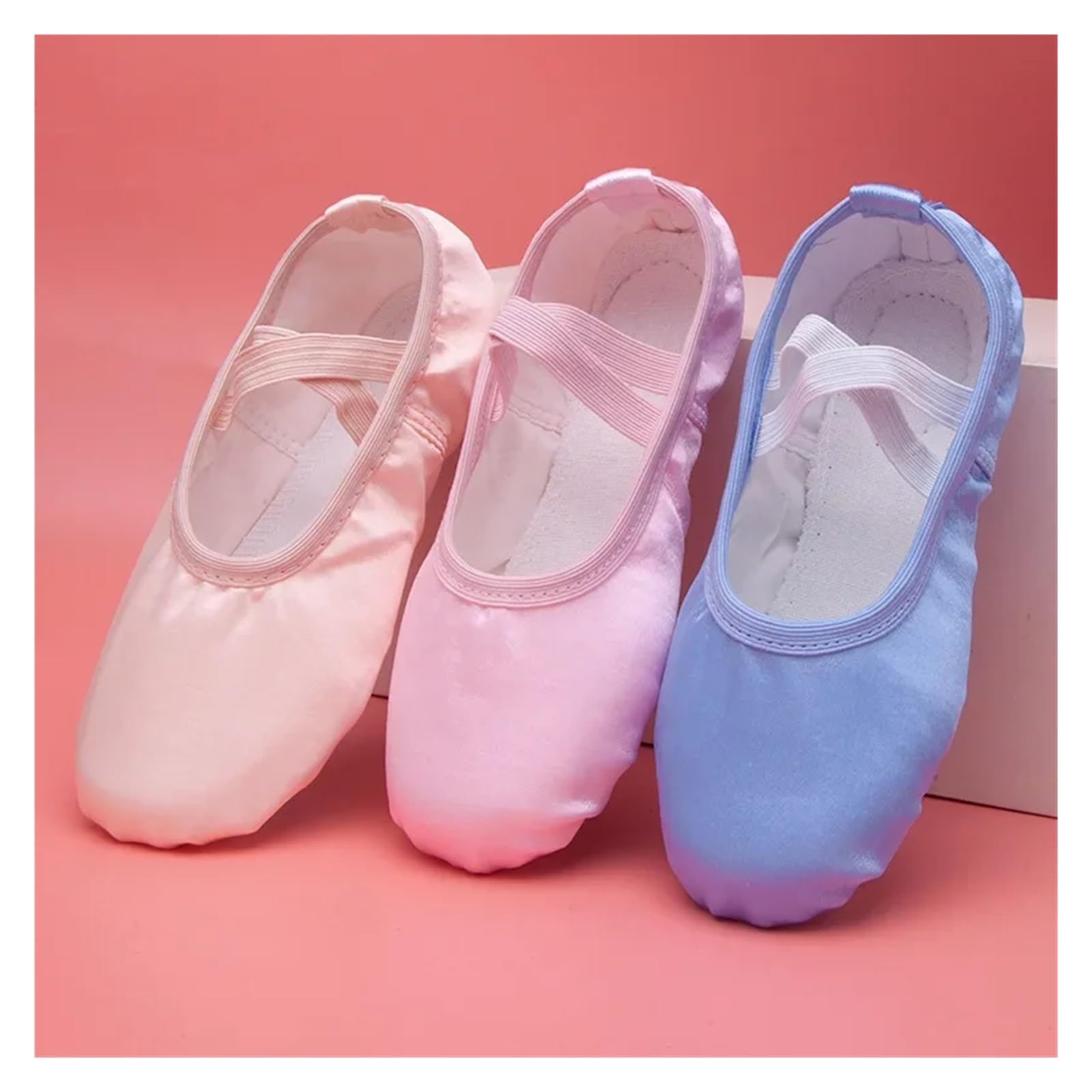 Tanzschuhe Damen Reines Satin Rosa Fleisch Blau Farbe Von 23 Zu Frauen 43 Mädchen Spitzenschuhe