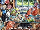 Jack Pine Puzzle Co. Cat Retreat - Puzzle de 1000 piezas