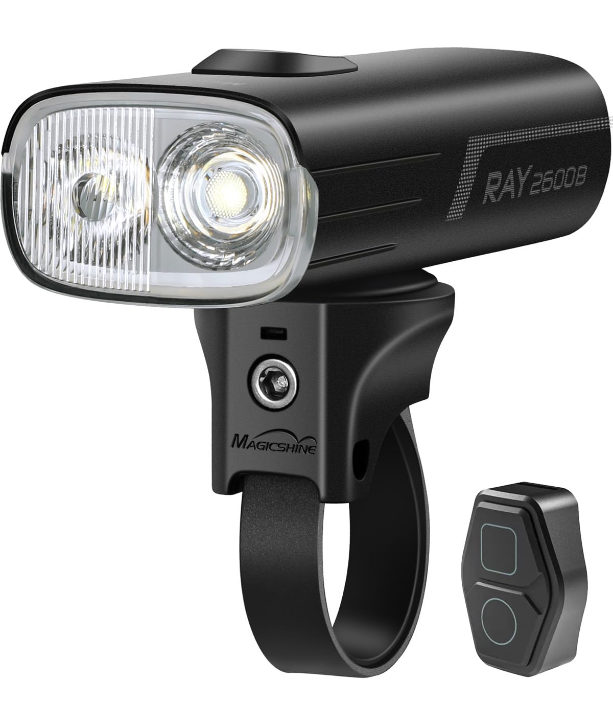 Magicshine fanalino anteriore a led bianco Ray 2600B USB-C con telecomando
