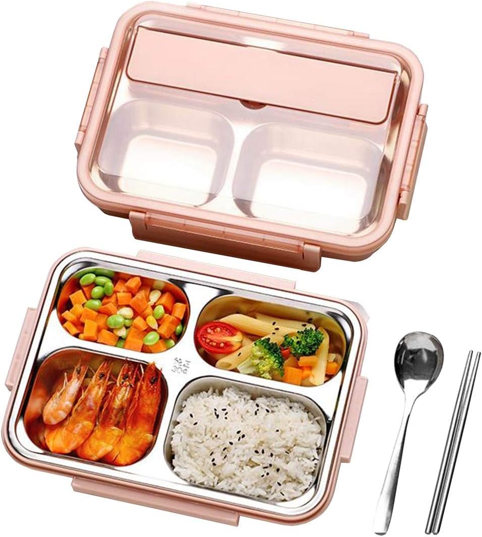弁当箱20個 Amazon | 弁当箱 ランチボック 長方形 4つ仕切り 1500ML 大容量