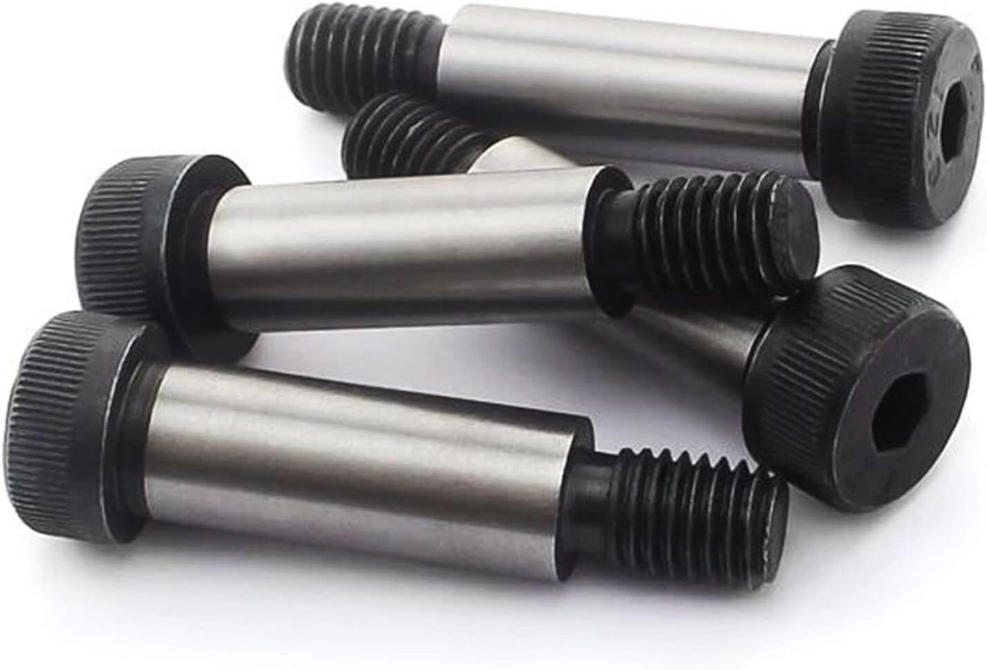 10 Bulloni A Spalla Uxcell M4 X 5mm In Acciaio Inox A2-70 - Testa Esagonale A Brugola
