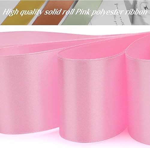 Miniatura 71 de Cinta de oro rosa de 1-1/2 pulgadas, para envolver regalos, 50 yardas, corona de fiesta de boda, costura, accesorios para el cabello, decoración