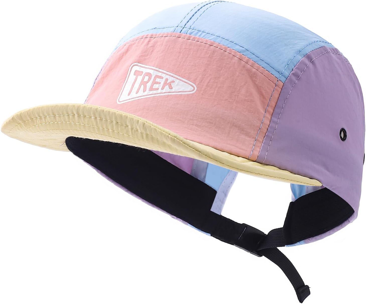 Short Brim Baseball Cap Men's 5 Panel Hats Multi Color Quick Dry Flat Bill Caps Waterproof Dad Hat Snapback Cadet Cap