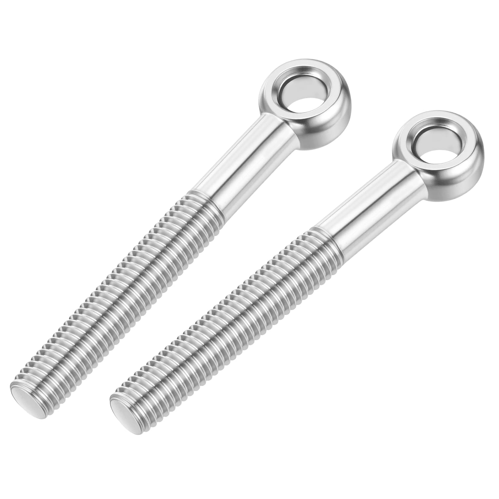 METALLIXITY 10Pcs(M10x80) Machine Shoulder Lift Eyebolt 304 Stainless Steel