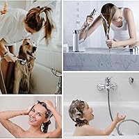 Vista 7 de 2 coladores de drenaje de pelo de ducha, colador, cubierta, filtro, trampa, tapón de drenaje de suelo, acero inoxidable con protector de drenaje