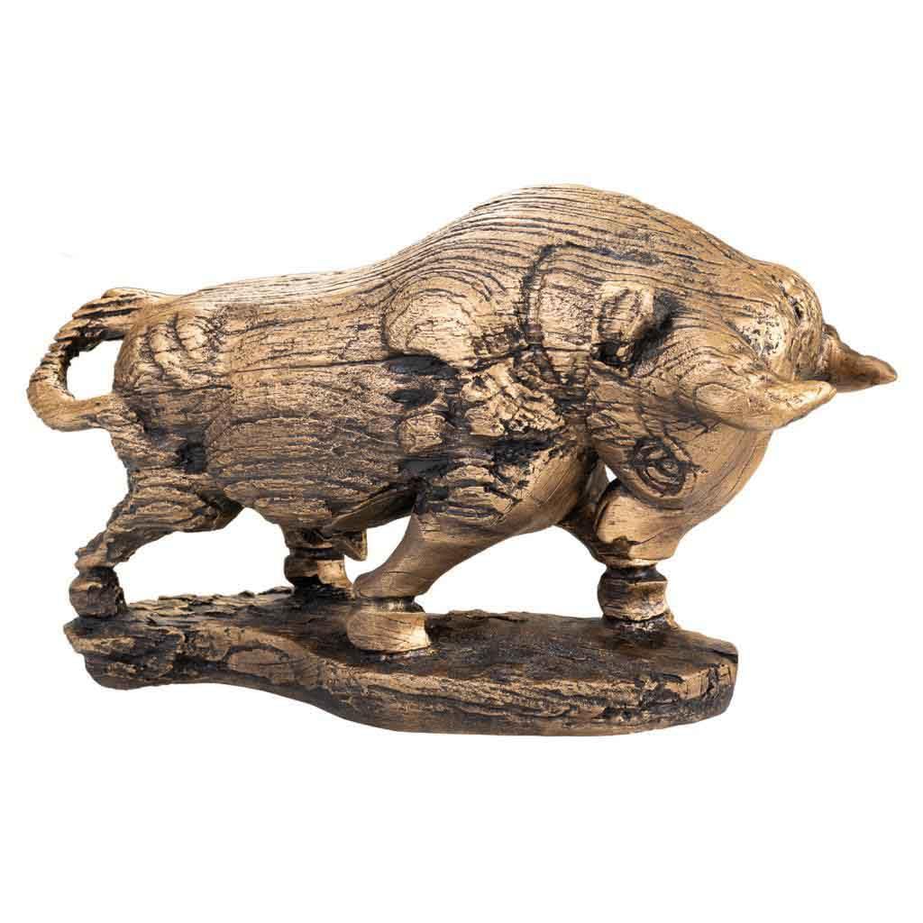 Figura Toro statuette taureau design pour meuble vide salon élégant