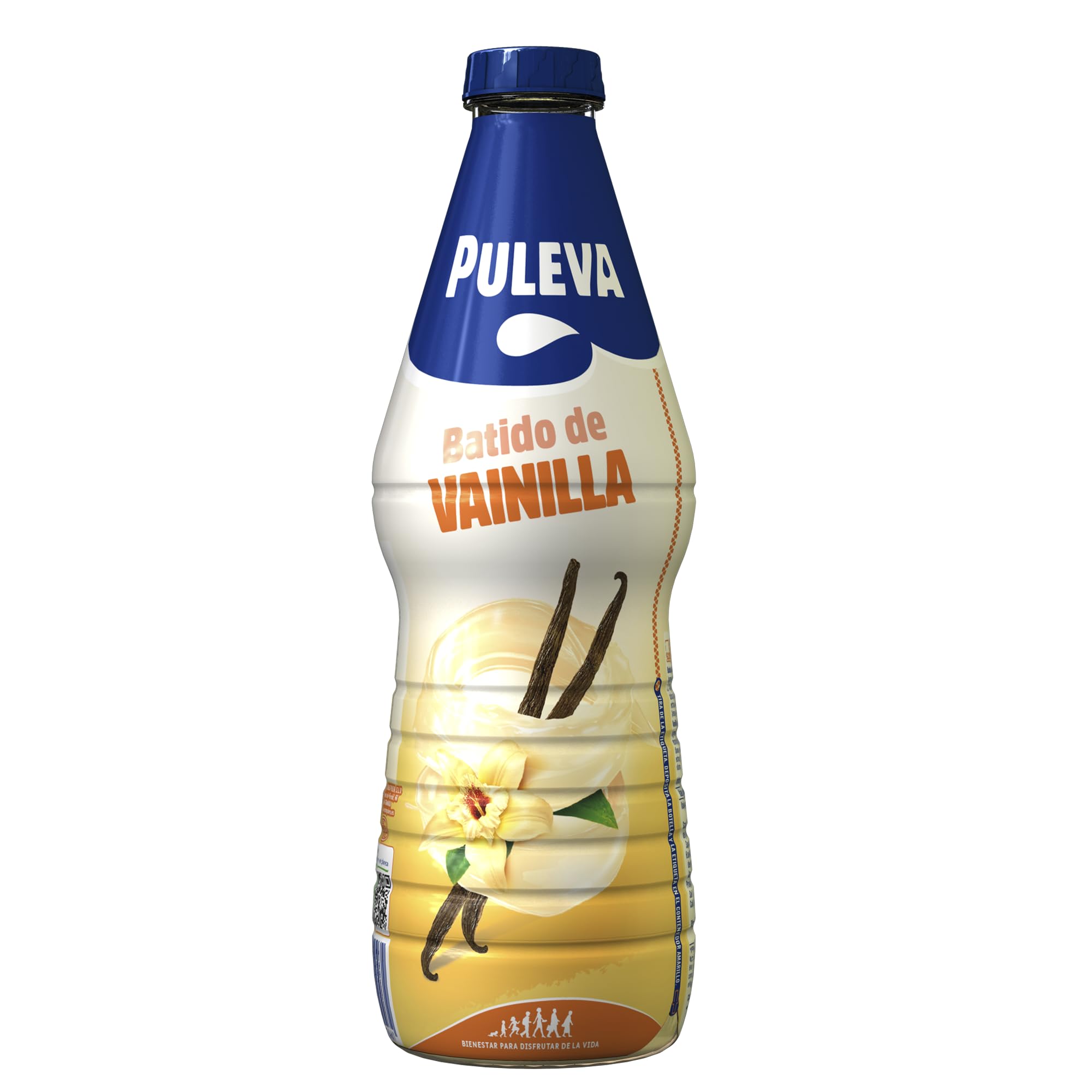 Puleva Batido de Vainilla, Rico en Calcio, Proteínas y Vitamina D, Sin Gluten, Bebida Láctea 1 L