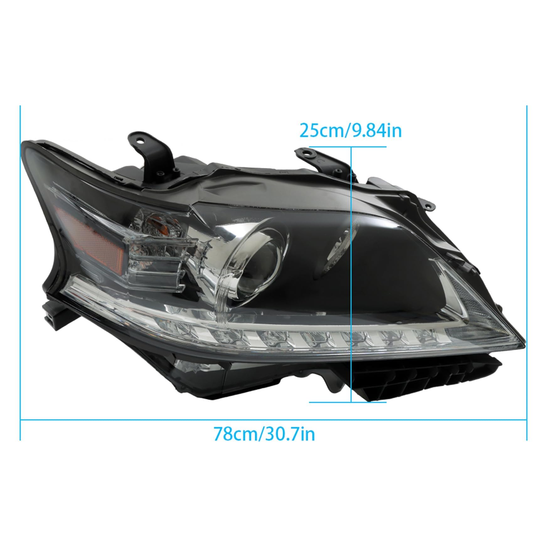 Amazon.com: Silscvtt Driver and Passenger Side Headlight Assembly
