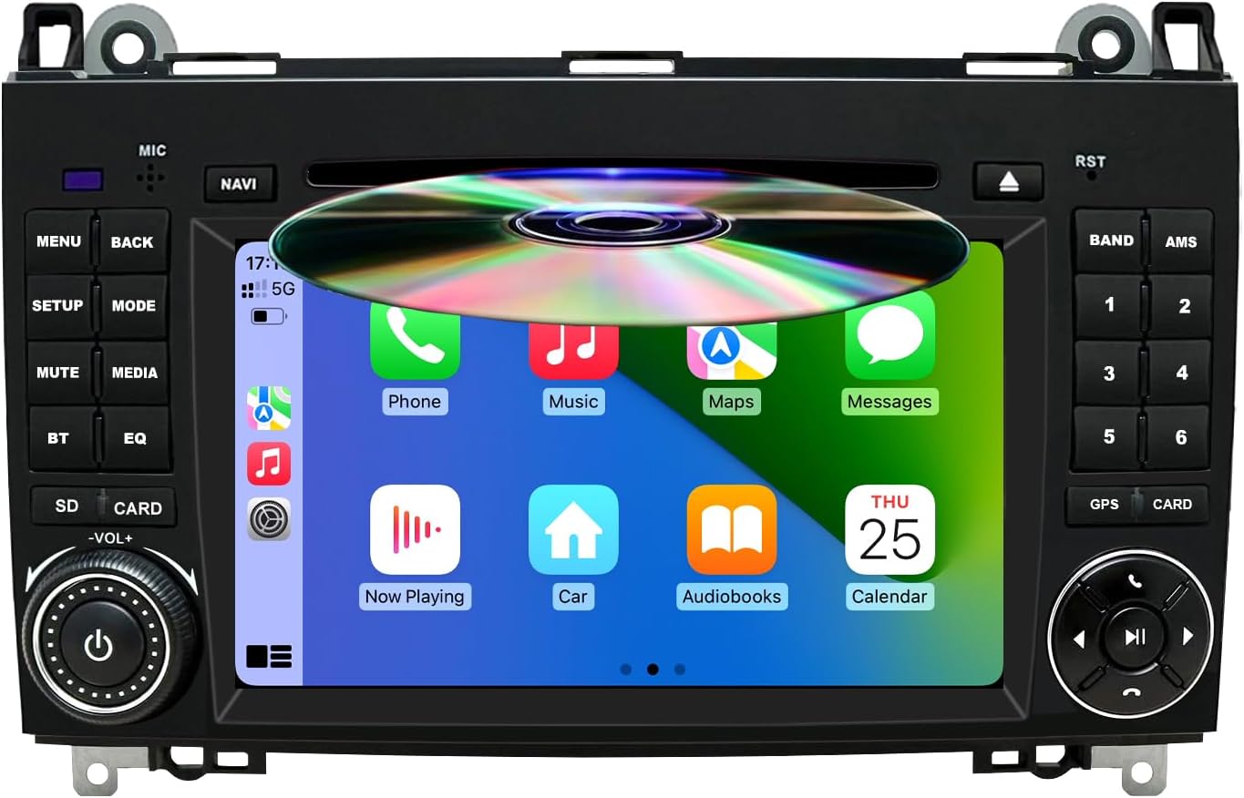 7 Autoradio GPS Navi Rückfahrkamera Für Mercedes Benz A/B W169 W245 W639 WiFi