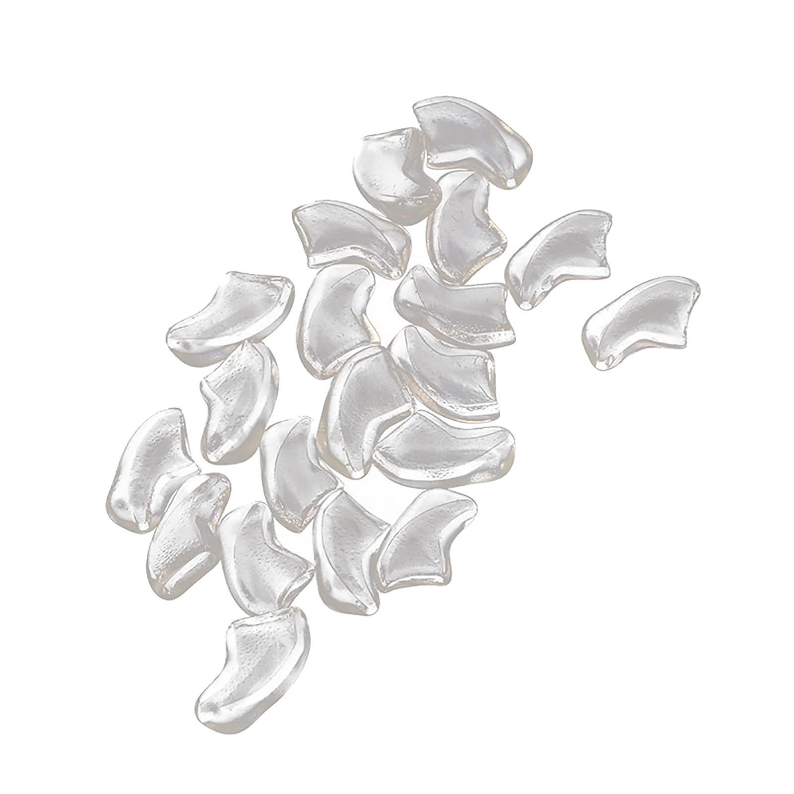 20 Pcs Soft Nail Caps for Cats with Glue for Pet Nail and Control in Indoor and Outdoor Environments 20PCS (Clear, M)