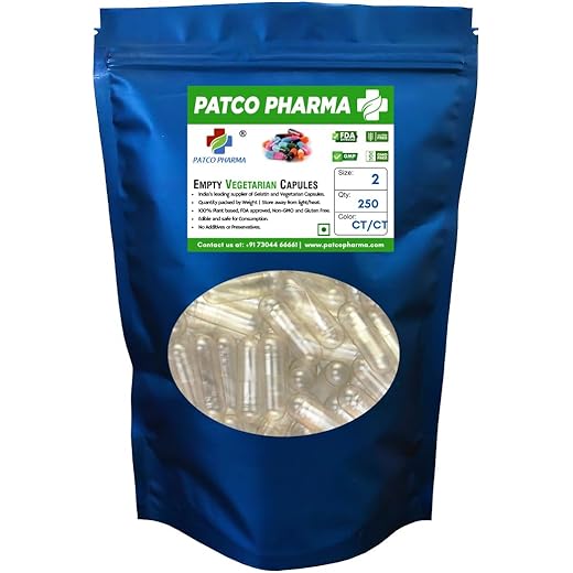 Patco Pill Capsules 250 Pcs