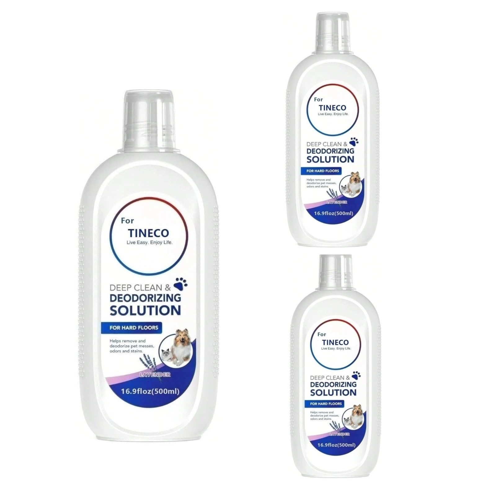 Solución Limpiadora De Pisos Con Aroma A Lavanda, 500 Ml, 16.9 Onzas Líquidas, Compatible Con Tineco IFloor 2/3 Breeze, Floor ONE S3/S5/S5 Pro 2/S6/S7 Pro. Limpieza Profunda De Múltiples Pisos Duros.(