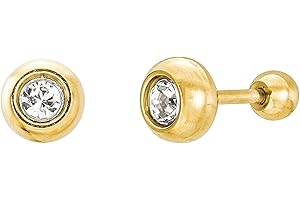CZ Diamond Stackable Stud Earrings: Minimalist Sparkle for Everyday Glam
