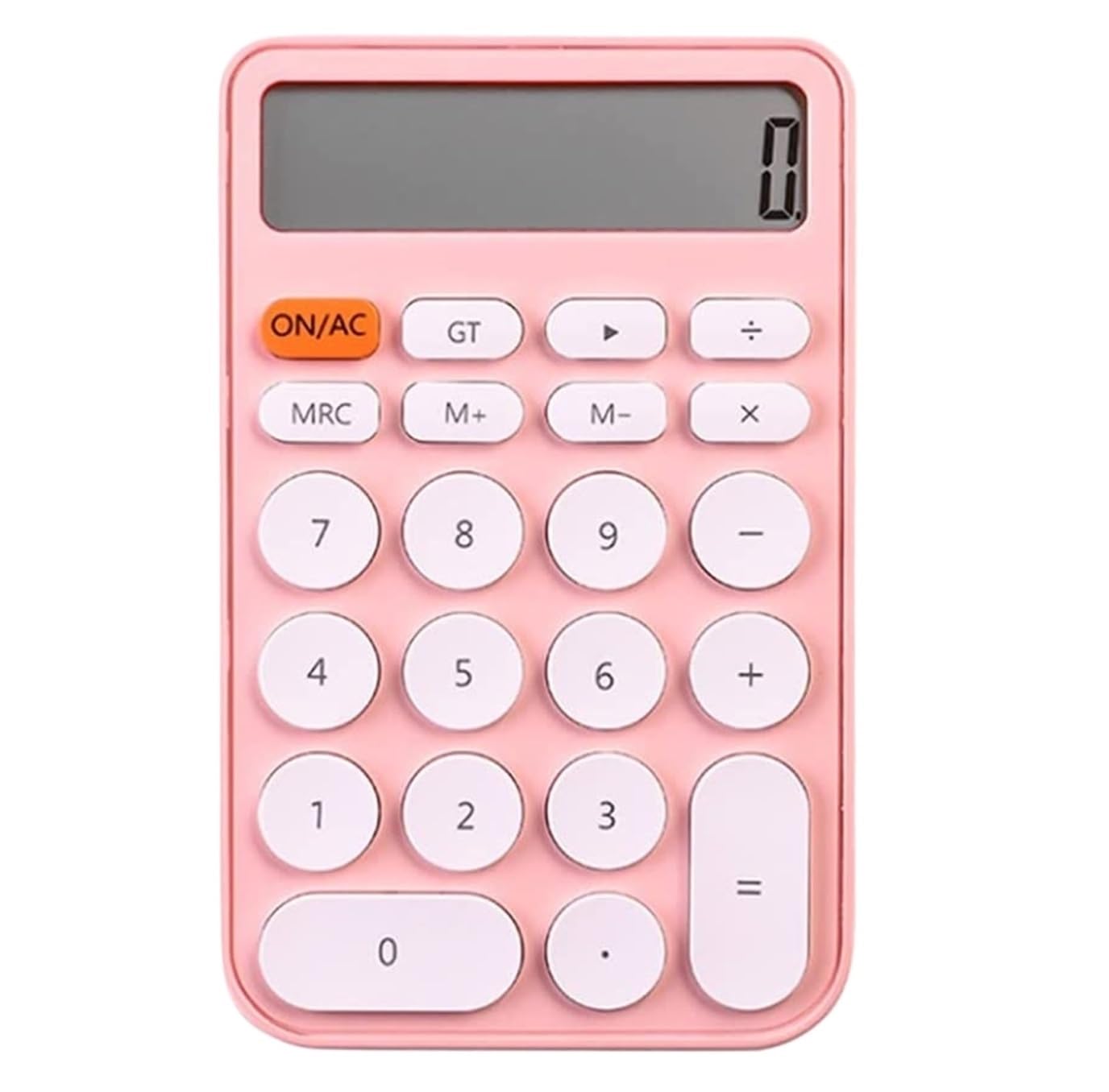 Kalkulatory Kalkulator, Przenośne Kalkulatory Stacjonarne Kalkulator 12-cyfrowy Kalkulator Candy Color Do Biur I Szkół Przybory Szkolne(Pink)