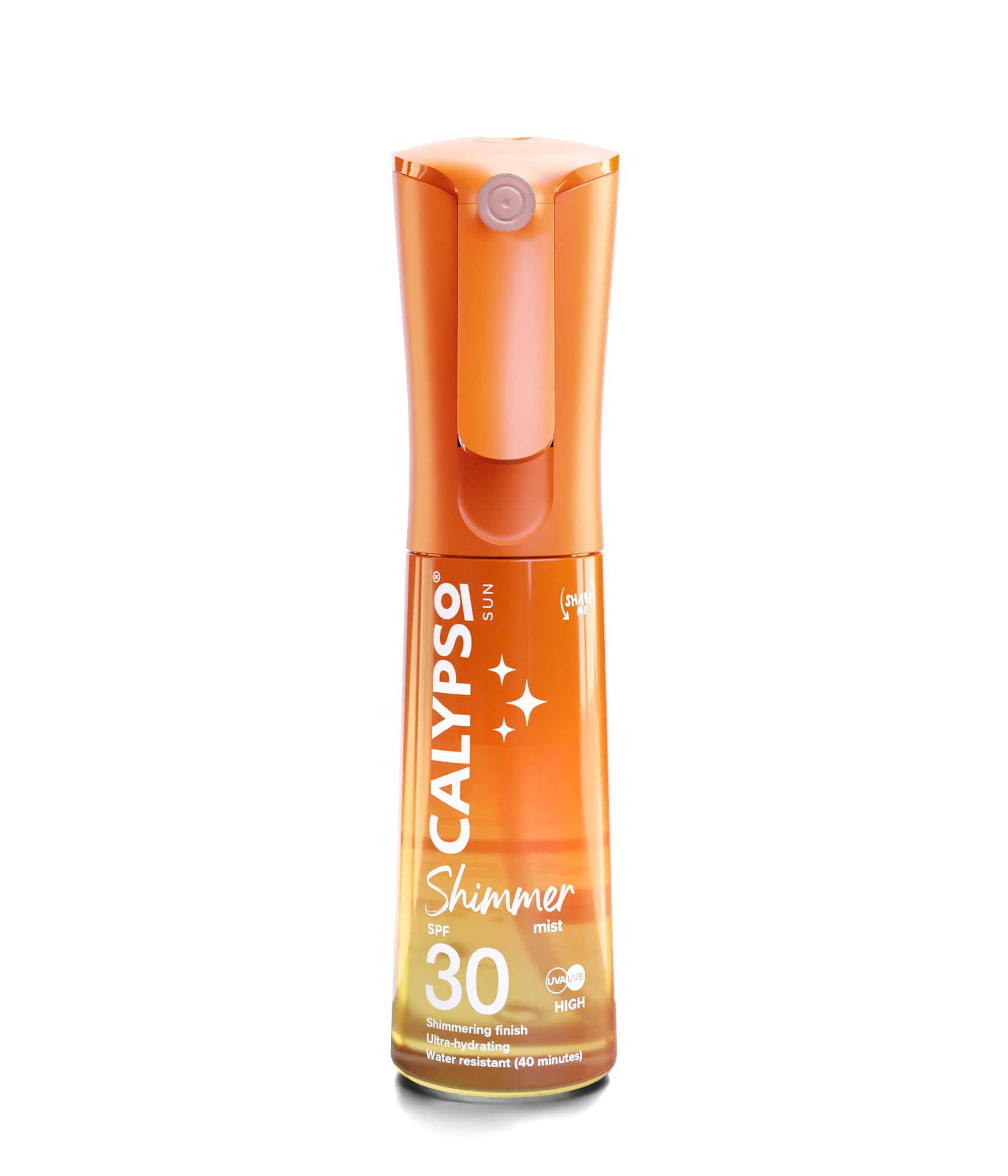 Shimmer Mist SPF30, Shimmering Finish, Protective Water Resistant Sun Spray, Non-sticky, Transparent Sunscreen, 100ml