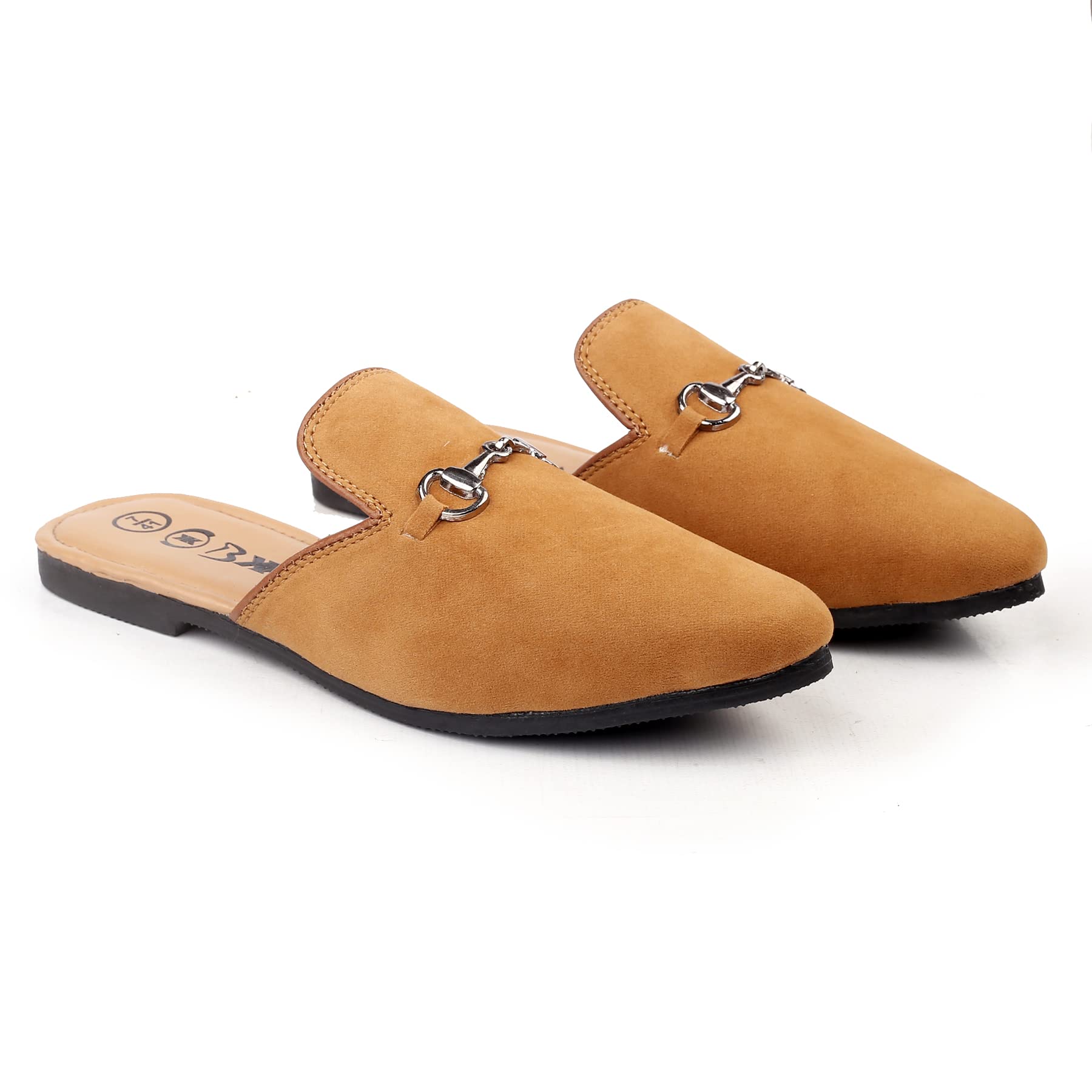 BXXY Mens Slip-on, Mules and Loafers Tan-7 UK (B09P5G4K4Q) Amazon Price History, Amazon Price Tracker
