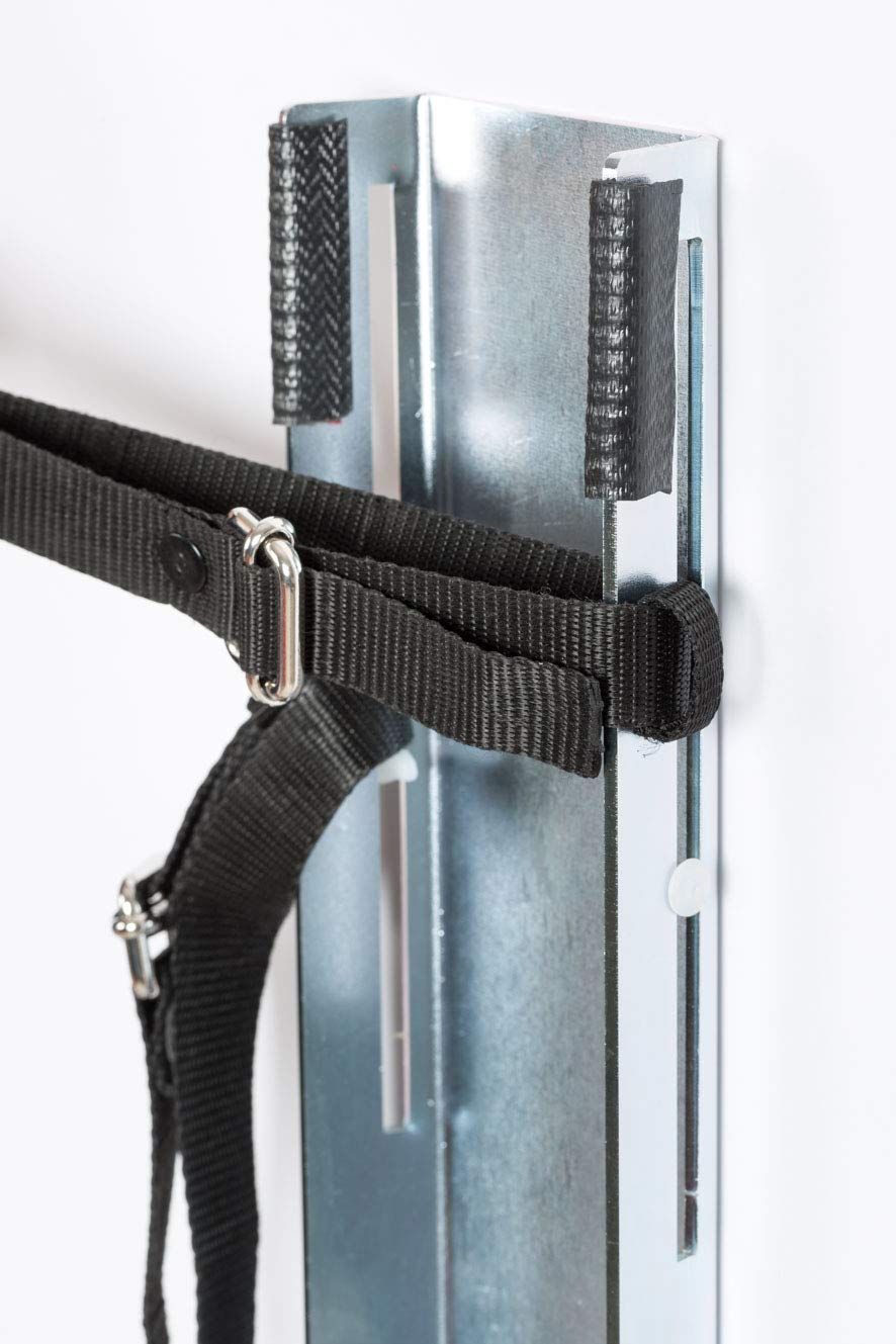 Soporte universal de extintor para ara muros, autobuses, autocaravanas, camiones, vehículos de transporte, máquinas agrícolas. en acero galvanizado