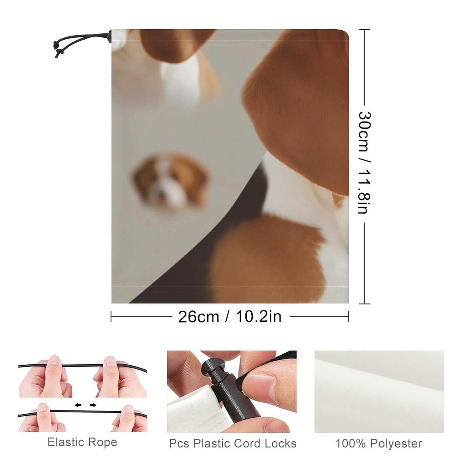 TKJMCSW Neck Gaiter Face Mask for Cold Weather Beagle Dog Face Cover Scarf for Men Women Elastic Headbands Wind-proof Bandana for Skiing Fishing Hiking Cycling