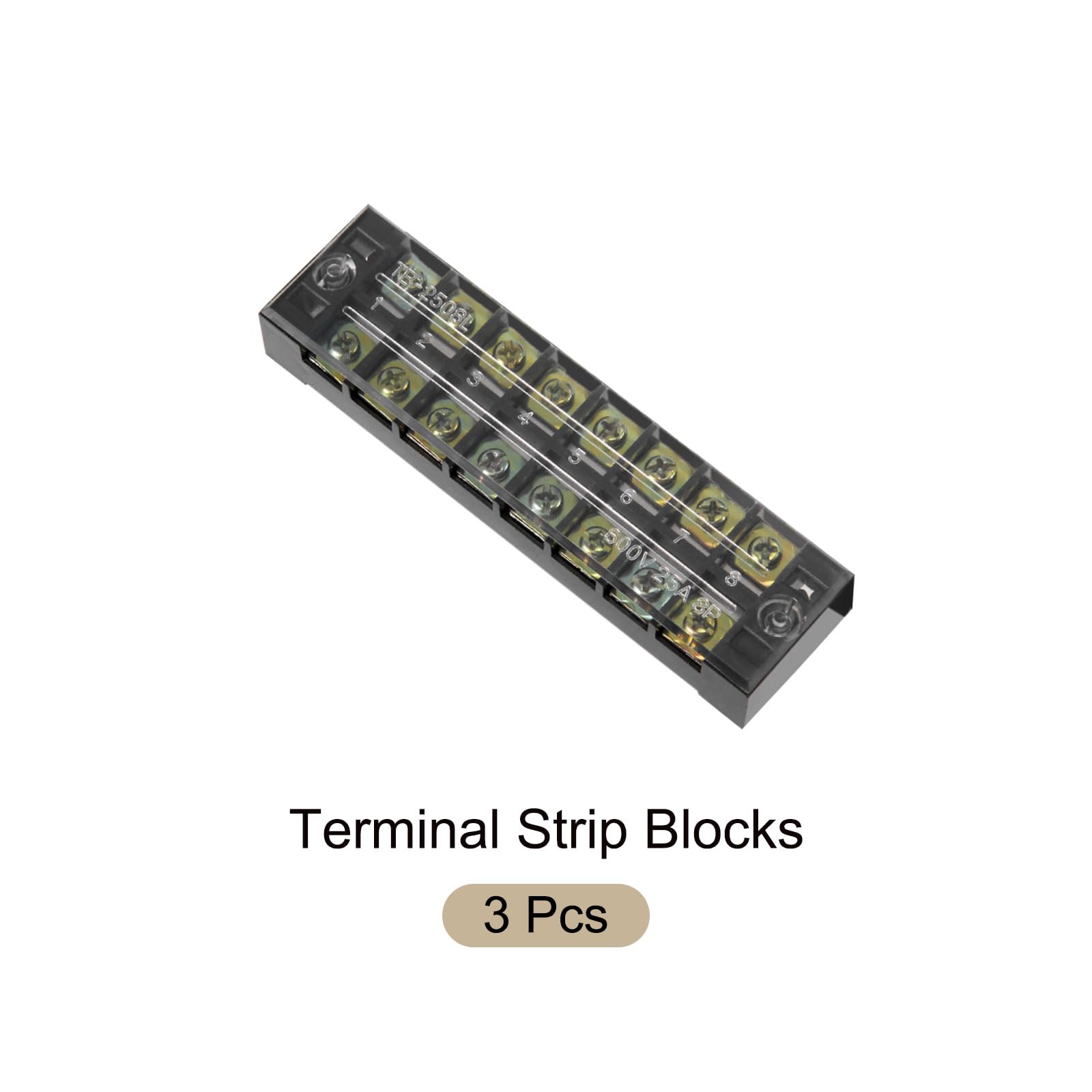 Philmore Terminal Block Barrier Strips JUNCHI-3 Positions Dual Rows ...