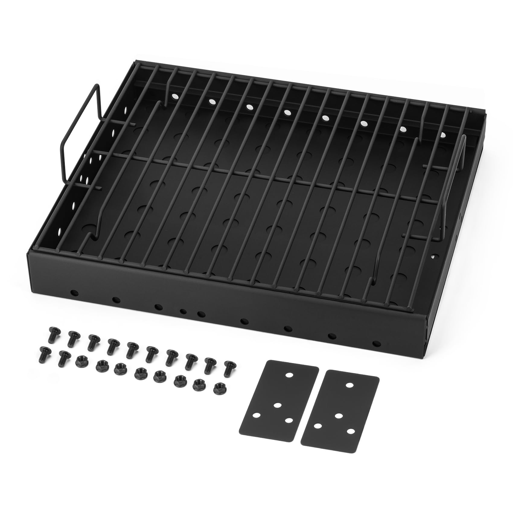Onlyfire Vassoio per carbone estensibile da 15-28 pollici per PS9900 47183T-21, cestino nero per carbone con rivestimento ad alta temperatura per parti di ricambio HC4518L PS9500