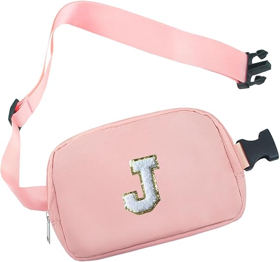 COSHAYSOO Small Pink Waist Pack wit…