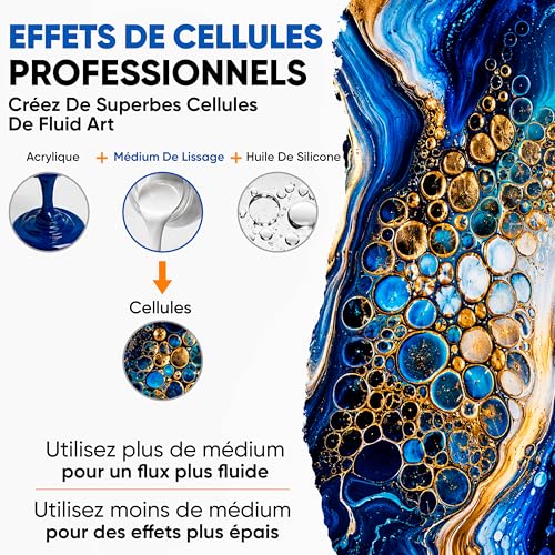 Medium de lissage brillant 3L transparent acrylique - 5