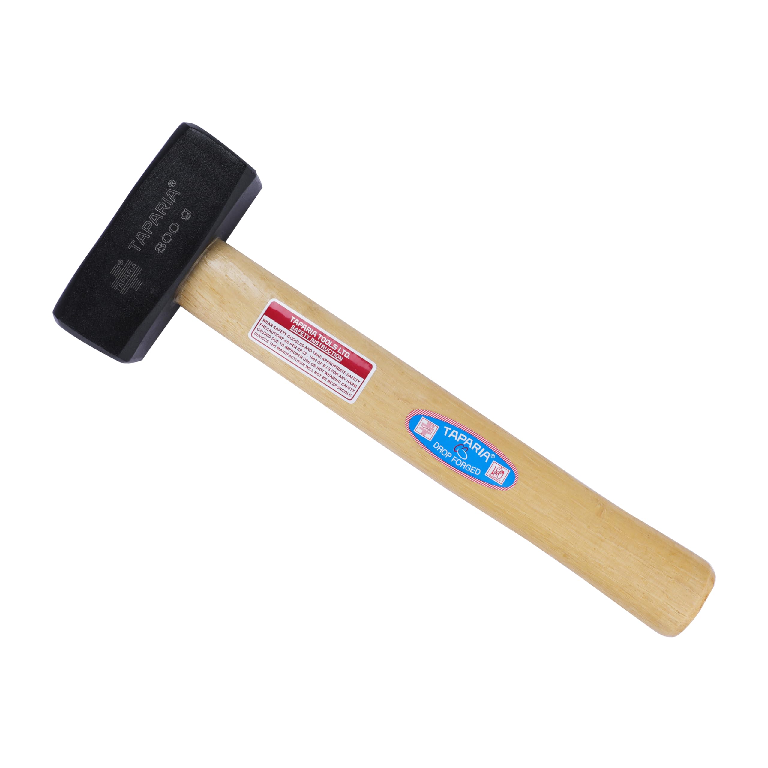 Taparia GH 800 Steel (800g) Club Hammer with Handle (Beige and Black) 4