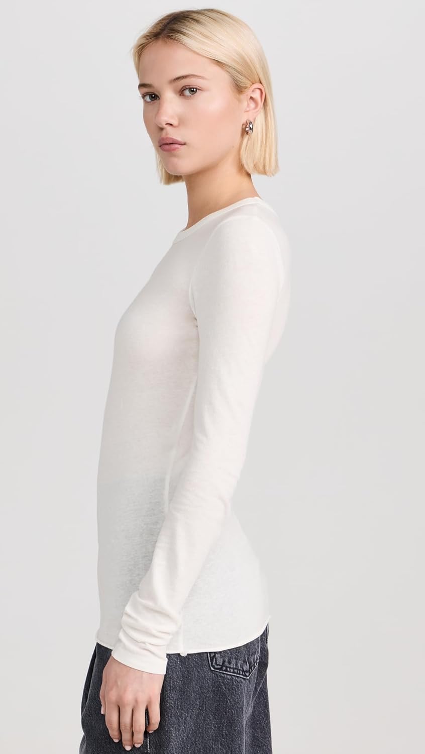 SLVRLAKE Women's Simple Long Sleeve Tee - Image 4