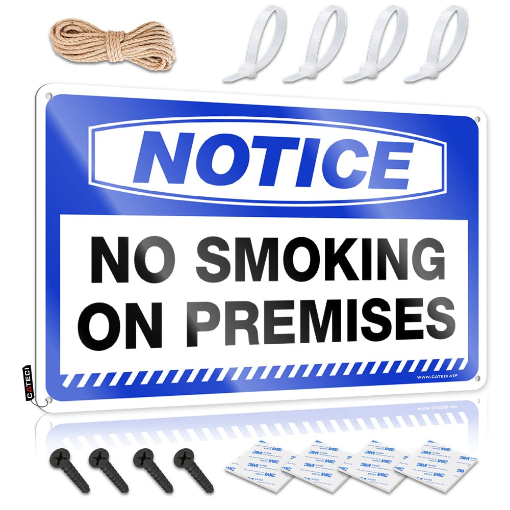 Accessories Decorative Decor - Notice No Smoking On Premises Rustic Wall Art Nice Easy Hang For Score(30X40CM)