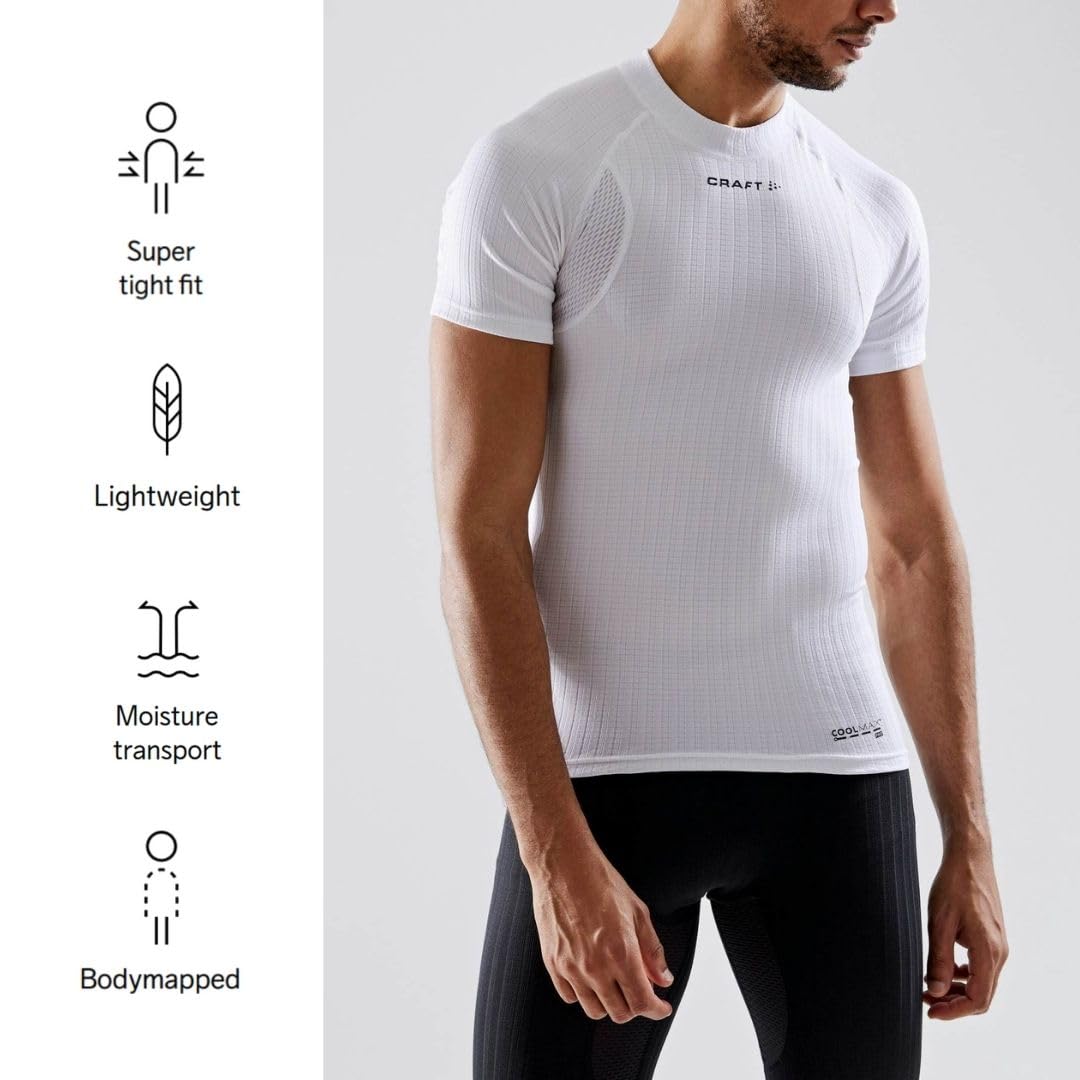 Craft Active Extreme x okrągły dekolt z krótkim rękawem baselayer męski