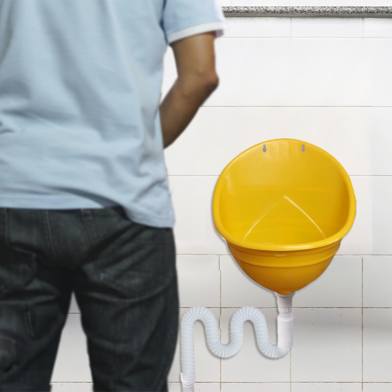 Urinoir d'extérieur avec tuyau – Urinoir portable pour homme | Pratique | sans eau, montage mural, urinoirs de camping en plein air sans eau pour arrière-cour