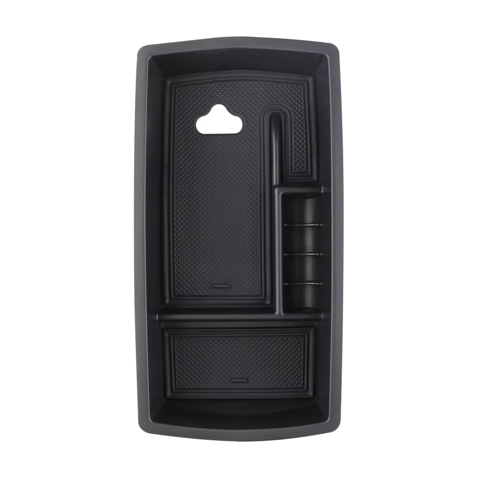 CAQRBCX Car Armrest Divider Tray Compatible With Peugeot For 3008 For 5008 2017-2020 1 Pcs Car Armrest Storage Box Organizer Models Central Console Container Tray